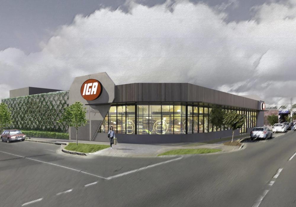 IGA Hamlyn Heights Render Image of Proposed Building