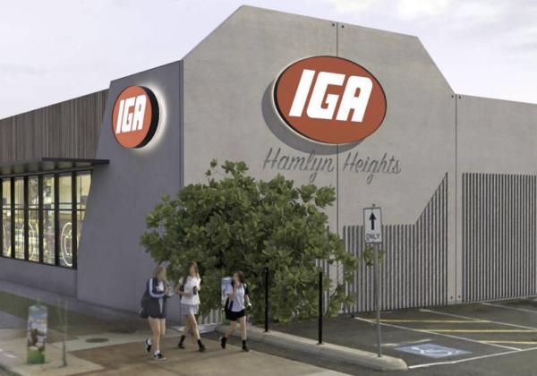 IGA Hamlyn Heights Render Image of Proposed Building