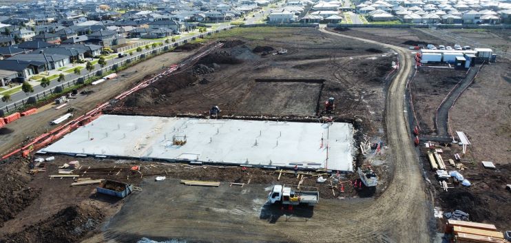 Good News Lutheran Collge Slab Foundations