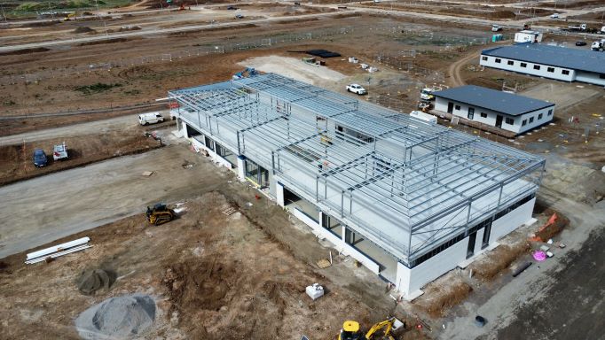 Good News Lutheran Collge Steel Erection